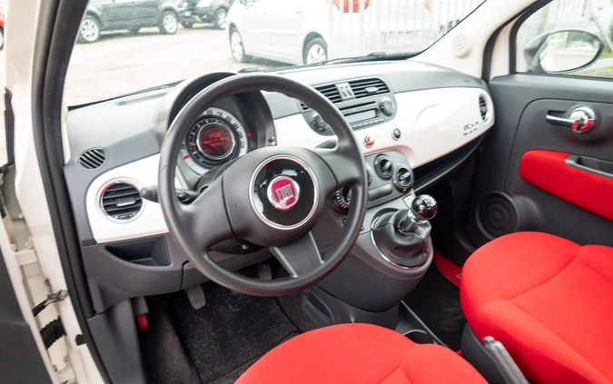 Fiat 500 cena 15500 przebieg: 149797, rok produkcji 2008 z Rybnik małe 172